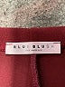 Blue Blush Solid Burgundy Formal Skirt Size M - photo 4