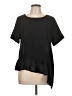 TINA Stephens Black Short Sleeve Top Size L (estimated) - photo 1