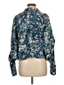 Pilcro 100% Polyester Blue 3/4 Sleeve Blouse Size L - photo 2