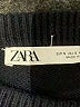 Zara Color Block Black Turtleneck Sweater Size S - photo 7