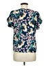 Shein Teal Short Sleeve Blouse Size 6 - photo 2