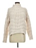 Madison 100% Polyester Ivory Turtleneck Sweater Size M - photo 1