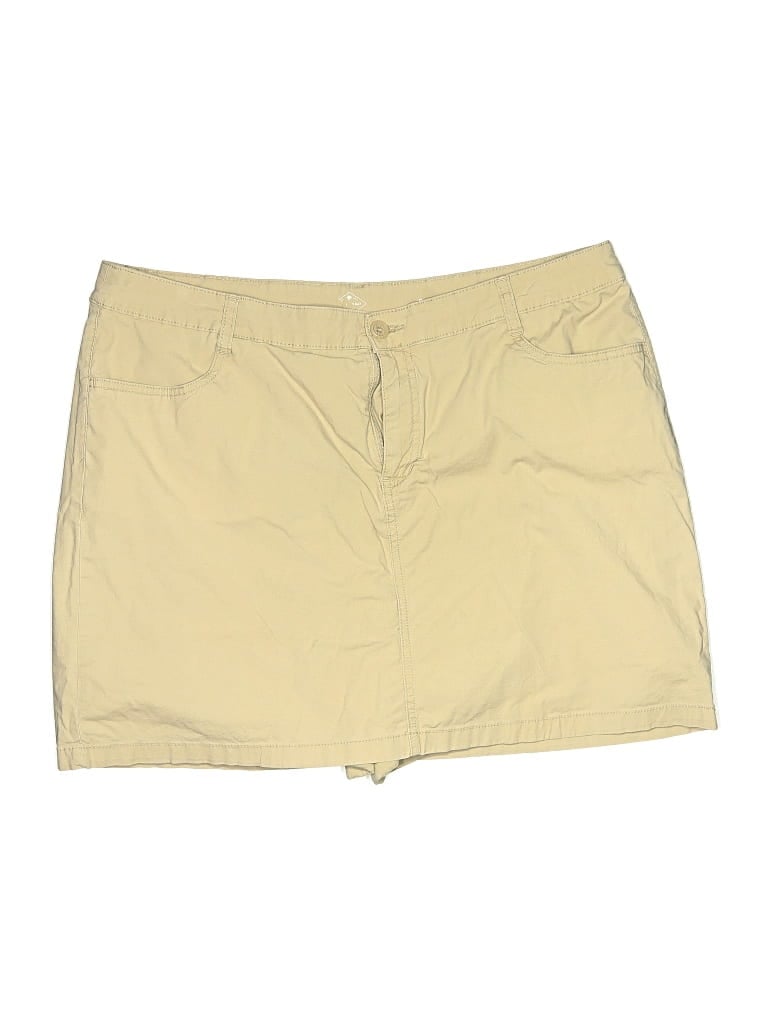 Pre-owned Unbranded Casual Skirt In Tan
