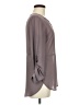Angie 100% Polyester Gray Long Sleeve Blouse Size M - photo 4