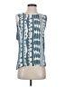 Left Coast by Dolan Teal Sleeveless Blouse Size S - photo 1