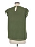 Naked Zebra 100% Polyester Green Short Sleeve Blouse Size M - photo 2
