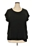 Crosby 100% Polyester Black Short Sleeve Top Size 2X - photo 1