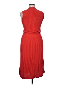 linen tailored dress Juile Handworked Floral Prints Strap Dress in Silk Linen Blend L main image 0
