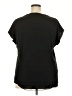 Crosby 100% Polyester Black Short Sleeve Top Size 2X - photo 2