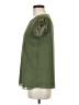Naked Zebra 100% Polyester Green Short Sleeve Blouse Size M - photo 5