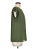 Naked Zebra 100% Polyester Green Short Sleeve Blouse Size M - photo 4