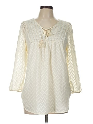 One September 3/4 Sleeve Blouse (view 1)