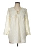 One September 100% Polyester Ivory 3/4 Sleeve Blouse Size L - photo 1