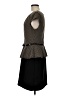 Connected Apparel Houndstooth Black Casual Dress Size 8 (petite) - photo 5