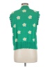 First Love 100% Viscose Green Short Sleeve Top Size M - photo 2