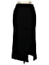 Francesca's Solid Black Formal Skirt Size L - photo 1