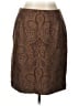 Talbots 100% Polyester Paisley Brown Formal Skirt Size 12 - photo 1