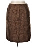 Talbots 100% Polyester Paisley Brown Formal Skirt Size 12 - photo 2