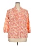 JM Collection Orange 3/4 Sleeve Blouse Size 18 - photo 1