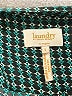 Laundry by Shelli Segal 100% Polyester Houndstooth Teal Long Sleeve Blouse Size L - photo 7
