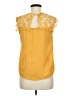 Shein 100% Polyester Yellow Sleeveless Blouse Size M - photo 2