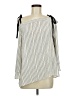 Ann Taylor LOFT 100% Polyester Ivory 3/4 Sleeve Blouse Size M - photo 1