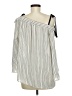 Ann Taylor LOFT 100% Polyester Ivory 3/4 Sleeve Blouse Size M - photo 2