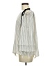 Ann Taylor LOFT 100% Polyester Ivory 3/4 Sleeve Blouse Size M - photo 5