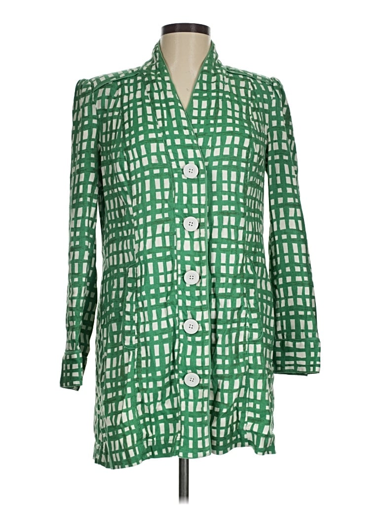 Pre-owned Cabi Kimono In Green