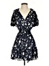 Ted Baker London 100% Polyester Polka Dots Blue Cocktail Dress Size 2 (0) - photo 1