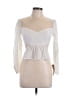 Reformation 100% Viscose Ivory 3/4 Sleeve Blouse Size 6 - photo 1