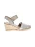 Anne Klein Gray Silver Wedges Size 9 - photo 1