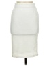 Forever 21 Solid Ivory Formal Skirt Size M - photo 1