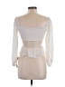 Reformation 100% Viscose Ivory 3/4 Sleeve Blouse Size 6 - photo 2