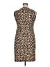 Assorted Brands Animal Print Brown Cocktail Dress Size XL (estimated) - photo 2