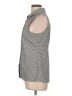 Lole 100% Polyester Houndstooth Gray Sleeveless Blouse Size L - photo 5