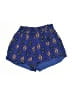 Dina Be 100% Polyester Paisley Blue Shorts Size L - photo 1