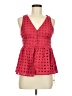 Commense Red Sleeveless Blouse Size M - photo 1