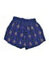 Dina Be 100% Polyester Paisley Blue Shorts Size L - photo 2