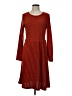 Unbranded Orange Burgundy Casual Dress Size M - photo 1
