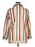 Unbranded 100% Polyester Stripes Orange Long Sleeve Blouse Size XL Plus - photo 2