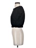 Zara 100% Cotton Black Short Sleeve Turtleneck Size S - photo 5