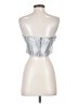 Peach Silver Sleeveless Top Size S - photo 2