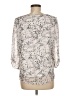 Keren Hart 100% Polyester Ivory 3/4 Sleeve Blouse Size M - photo 2