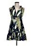 Shein 100% Polyester Tropical Blue Casual Dress Size 6 - photo 1