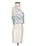 Peach Silver Sleeveless Top Size S - photo 4