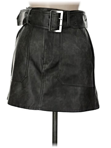 Assorted Brands Faux Leather Skirt (view 1)