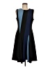 Taylor Color Block Blue Casual Dress Size 10 - photo 1