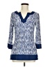 Ann Taylor Blue 3/4 Sleeve Blouse Size M - photo 1