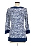 Ann Taylor Blue 3/4 Sleeve Blouse Size M - photo 2